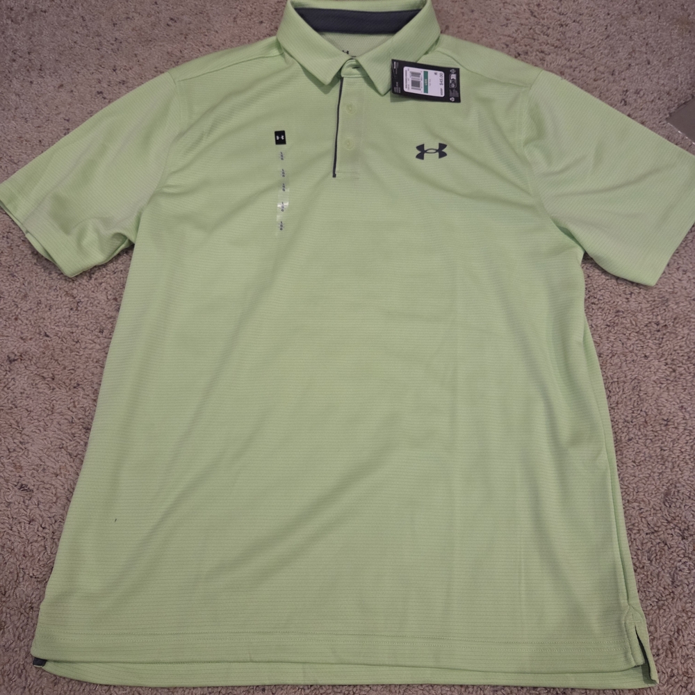 Under Armour Men's Light Green Polo Shirt